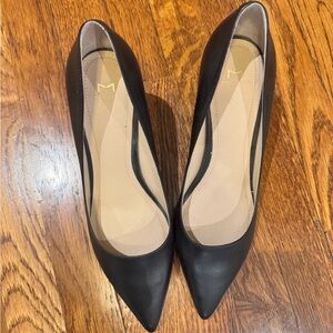 Black Leather pumps from Marc Fisher